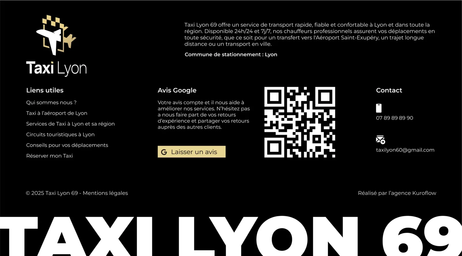 Taxi Lyon 69, capture sur ordinateur