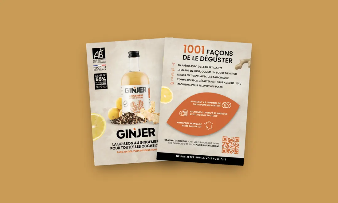Ginjer, Boisson au gingembre bio