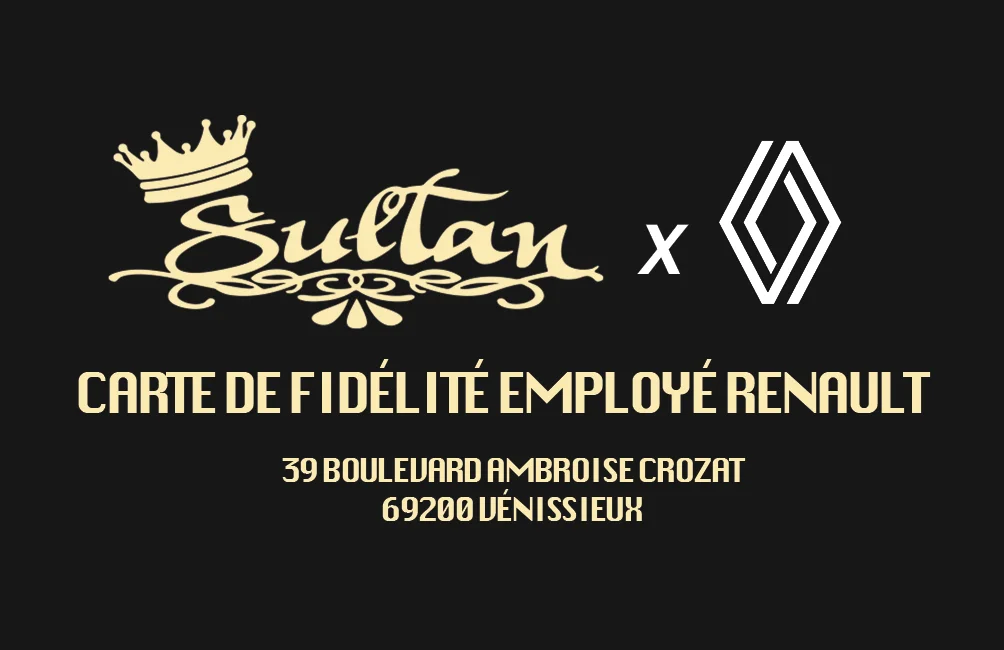 Carte de fidélité employés Renault, recto